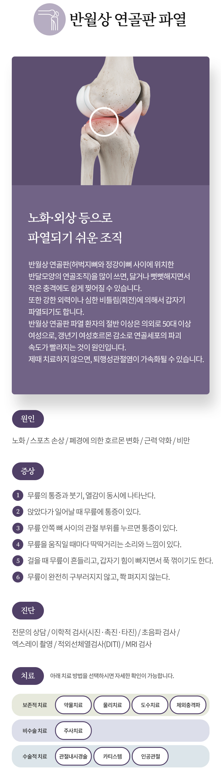 반월상 연골판 파열