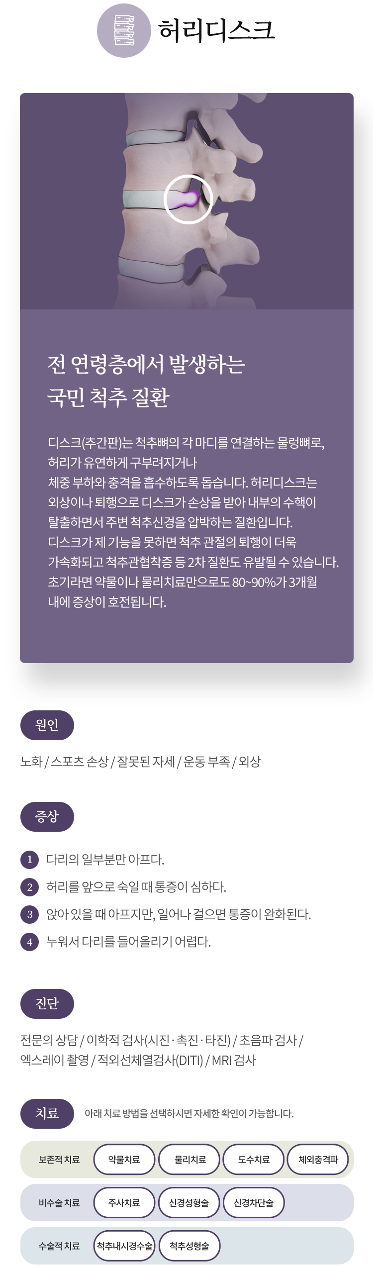 허리디스크